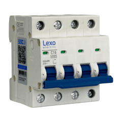 Int. Automatico Lexo 4x16A 6KA Curva C