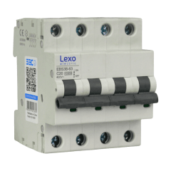 Int. Automatico Lexo 4x20A 10KA Curva C