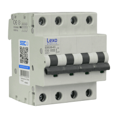 Int. Automatico Lexo 4x32A 10KA Curva C