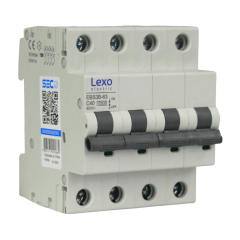 Int. Automatico Lexo 4x40A 10KA Curva C