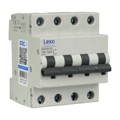 Int. Automatico Lexo 4x63A 10KA Curva C
