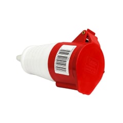 Enchufe Ind. Hembra Volante 3P+N+T 32A 380V IP44 - Lexo