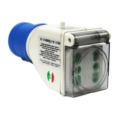 Enchufe Adaptador Ind. IP44 - 2 Tomas 2P+T 10/16A 250V (Industrial a Domiciliario)