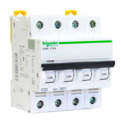 Int. Automatico Schneider IC60N - 4x20A 10KA C Acti9 A9F77420