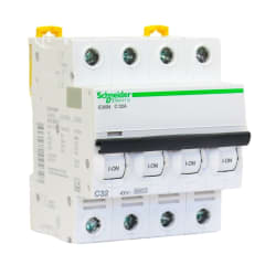 Int. Automatico Schneider IC60N - 4x32A 10KA C Acti9 A9F77432