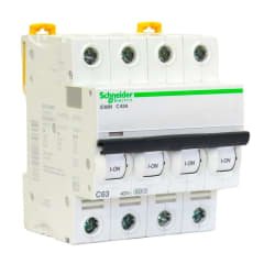 Int. Automatico Schneider IC60N - 4x63A 10KA C Acti9 A9F77463