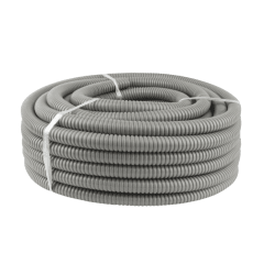 Conduit Flexible Metalico C/PVC Gris 32MM Rollo 30 Mts