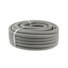 Conduit Flexible Metalico C/PVC Gris 25MM Rollo 25 Mts