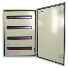 Gabinete Tablero Metalico 700x500x250 C/Chasis 80Mod IP65 Ral 7032