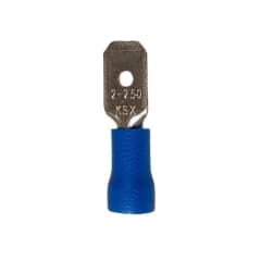 Terminal Macho Azul 16-14 Awg Paleta 6MM (100un)