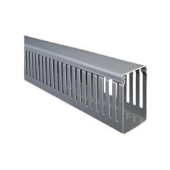 Canaleta 50x80mmx2mt Ranurada Gris