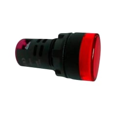 Luz Piloto Led Rojo 110VAC/DC 22mm