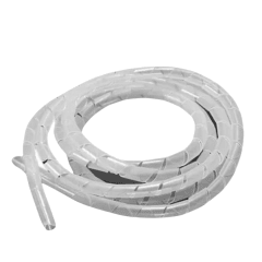 Espiral Plastico 6MMx10mts Blanco