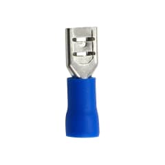 Terminal Hembra Azul 16-14 Awg Paleta 5MM (100un)