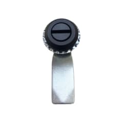 Chapa Metálica Tipo Monedero Color Negro