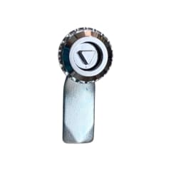 Chapa Metálica Cromada Tipo Triángulo