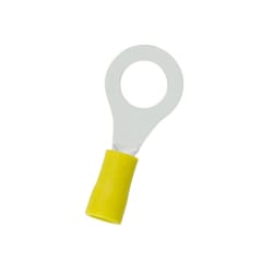 Terminal Ojo Aislado 12-10 AWG Amarillo M5 (100un)