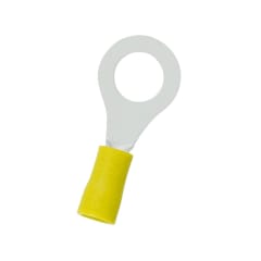 Terminal Ojo Aislado 12-10 AWG Amarillo M8 (100un)