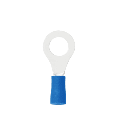 Terminal Ojo Aislado 16-14 AWG Azul M4 (100un)