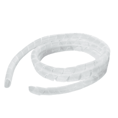 Espiral Plastico 12MMx10mts Blanco