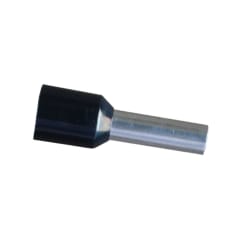 Ferrule 6MM (10 AWG) Negro (100un)