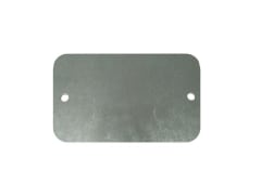 Tapa Ciega Rectangular Zincada