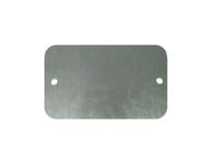 Tapa Ciega Rectangular Zincada