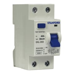 Int. Diferencial Stanford 2x40A 30mA Clase AC