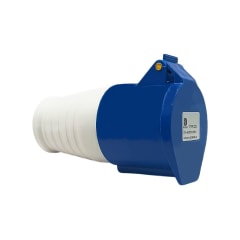 Enchufe Ind. Hembra Volante 2P+T 32A 220V IP44