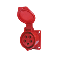 Enchufe Ind. Hembra Embutida 3P+N+T 32A 380V IP44 - Lexo