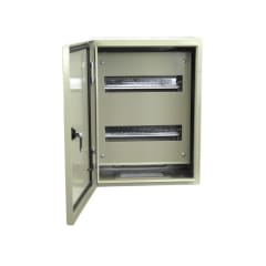 Gabinete Tablero Metalico 400x300x200 C/Chasis 24Mod IP65 Ral 7035