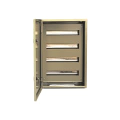 Gabinete Tablero Metalico 600x500x200mm C/Chasis 76mod IP65 Ral 7035