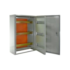 Gabinete Tablero Metalico 500x400x200 C/Chasis 43Mod IP65 Ral 7032