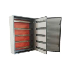 Gabinete Tablero Metalico 800x600x200 C/Chasis 128Mod IP65 RAL7032