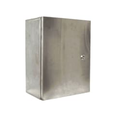 Gabinete de Acero Inoxidable 400x300x200 1 Puerta IP65 Stainless 304