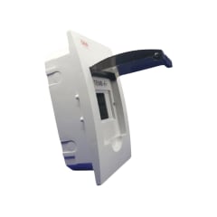 Tablero Plastico 6 Modulos Embutido Libre Halog. Tapa Humo