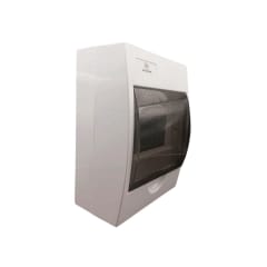 Tablero Plastico 6 Mod. Sobrep. Libre Halog. Tapa Humo