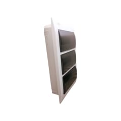 Tablero Plastico 36 Modulos Embutido Libre Halog. Tapa Humo