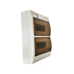 Tablero Plastico 24 Mod. Sobrep. Tapa Humo - DRL