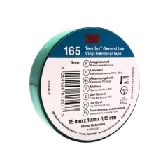 Huincha Aisladora 3M Verde 15mmx10mtx0.15mm