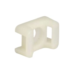 Base Atornillable para Amarra Tipo Chilectra Caluga Blanca 23x16x9mm (100 Un)