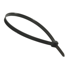 Amarra Plastica Negra 400x4.8mm (100 Un)