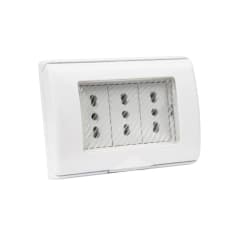 Enchufe Tomacorriente Hidrobox Embutido Triple 10/16A 250V IP55 - Stanford