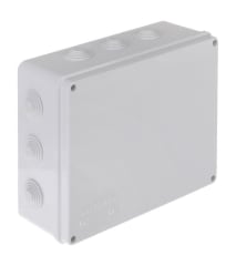 Caja Estanca 300X250X120MM IP65 C/Conos y Cierre C/Tornillos