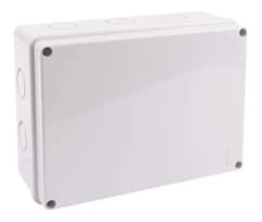 Caja Estanca 300X250X120MM IP65 Lisa y Cierre con Tornillos