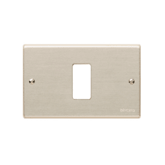 Placa Tapa Aluminio 1 Modulo Magic 503/1 - Bticino