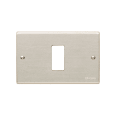 Placa Tapa Aluminio 1 Modulo Magic 503/1 - Bticino
