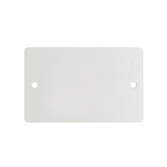Tapa Ciega Rectangular PVC Blanca 105X65mm