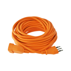 Alargador Electrico Naranja 10 Mts 2P+T 2500W 10A 250V