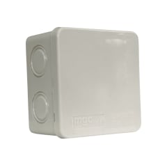 Caja Estanca 85X85X50MM IP55 Lisa y Cierre a Presión